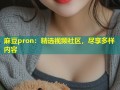 麻豆pron：精选视频社区，尽享多样内容