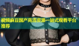 视频麻豆国产高清资源一站式观看平台推荐