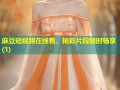 麻豆短视频在线看，精彩片段随时畅享(1)