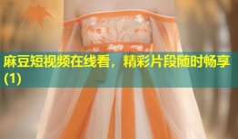 麻豆短视频在线看，精彩片段随时畅享(1)