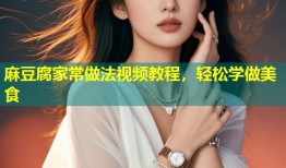 麻豆腐家常做法视频教程，轻松学做美食