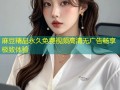 麻豆精品永久免费视频高清无广告畅享极致体验